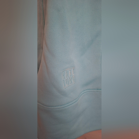 Kate Lord Tirquoise Jacket Women's Light Blue Jacket Sz XL Sporty Casual Gym 20 - Picture 4 of 10